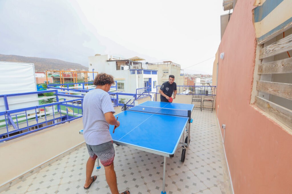 surf camp with ocean view